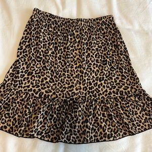 Cheetah Print Skirt